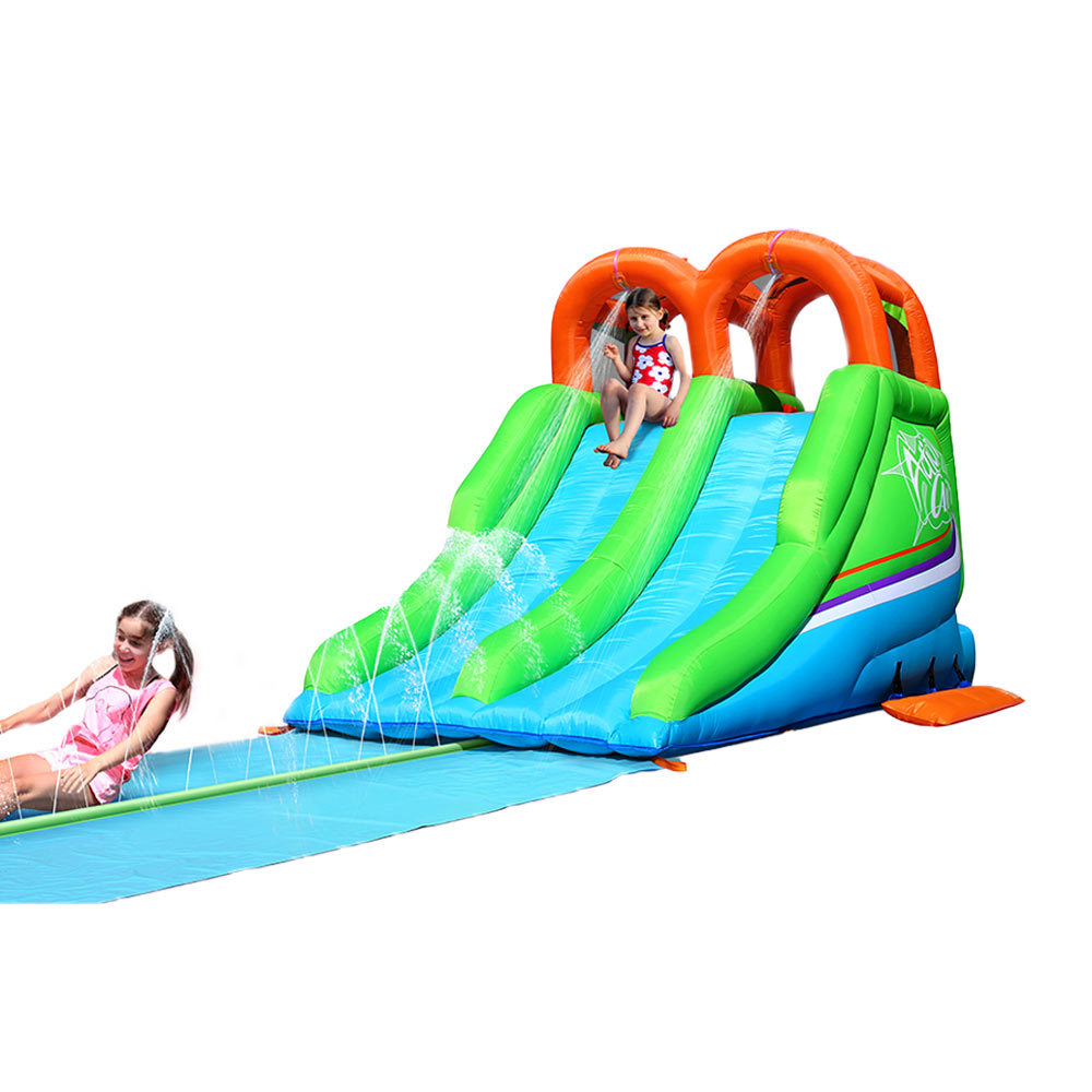 Action Air Inflatable Water Slide Double Lane Racing Ultimate