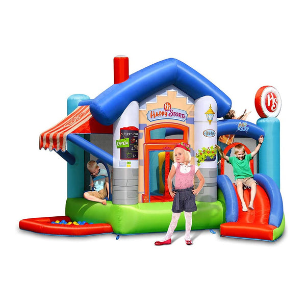 Action Air Happy Store Outdoor Bounce House with Shop Awning