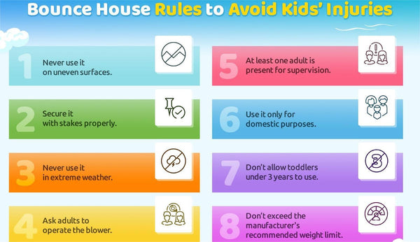 Top 8 Bouncy House Rules to Ensure Your Kids’ Safety
