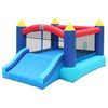 Action Air Bounce House Jumping Castle with Slide, Backyard Fun Big Bouncy Area (Blue)