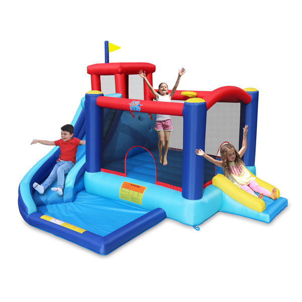 Action Air Bounce House with Slide and Big Bouncy Area