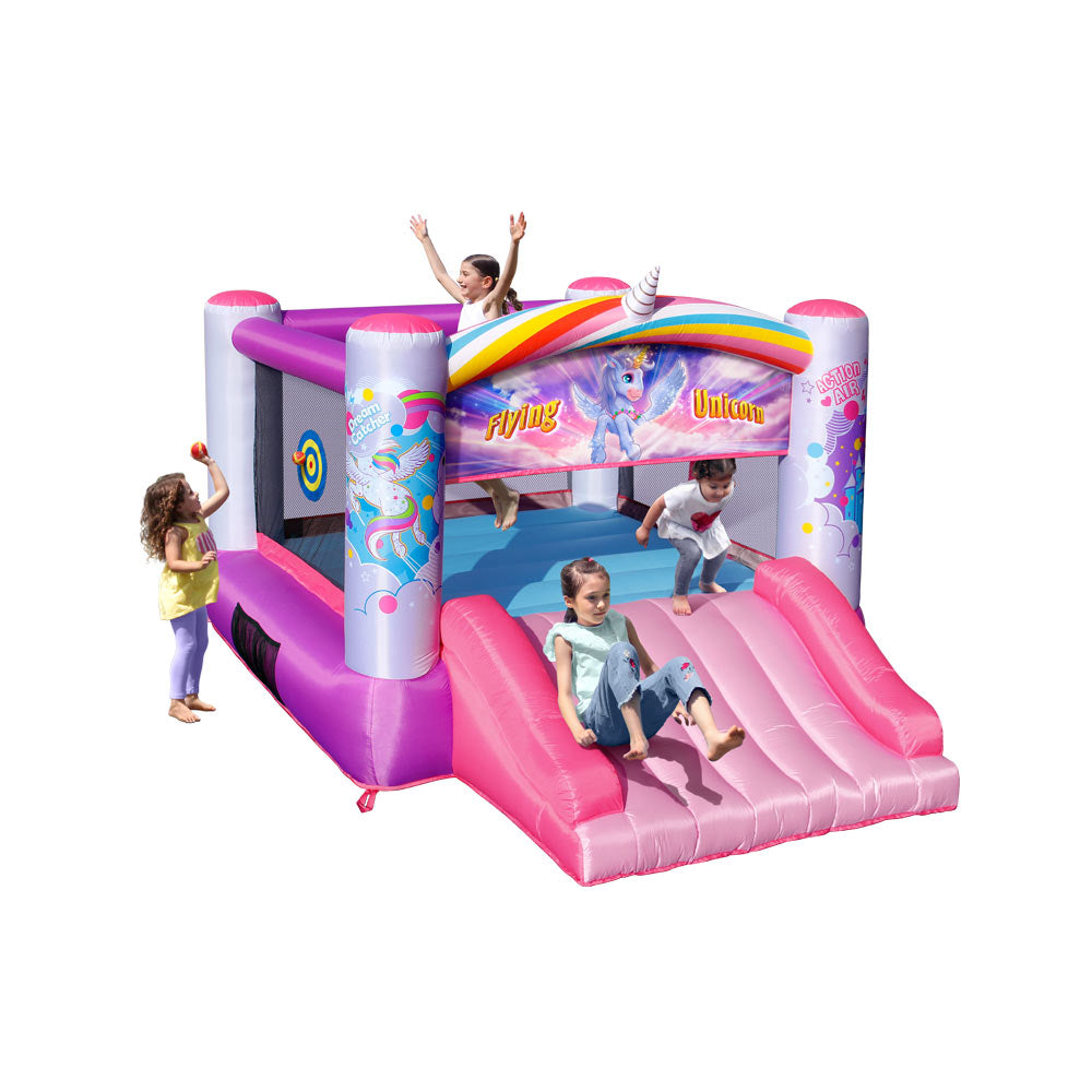 Action Air Flying Unicorn Jumping Castle (Used Like New)