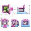 Action Air Bounce House Princess Jumping Castle with Slide for Girls