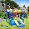 Action Air Hot Air Balloon Slide and Hoop Bouncer for Outdoor