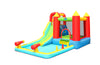 Action Air Inflatable Water Slide Bounce House with Pool and Water Cannons