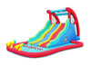 Action Air Inflatable Water slide with Triple Racing Lanes Blow Up Slide