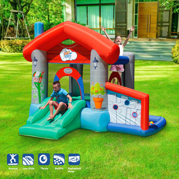 Action Air Happy House Jumping Castle with Slide