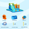 Action Air Inflatable Jumping Water Slid with Double Blow Up Slide and Huge Water Pool