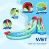 Action Air Inflatable Water Slide with Water Cannon & Splash Pool