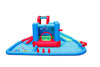 Action Air Inflatable Jumping Water Slide Fun Center with Water Pool and Double Slides