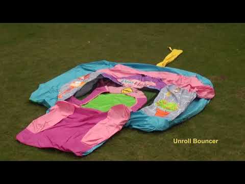 Action Air Bounce House Princess Jumping Castle with Slide for Girls